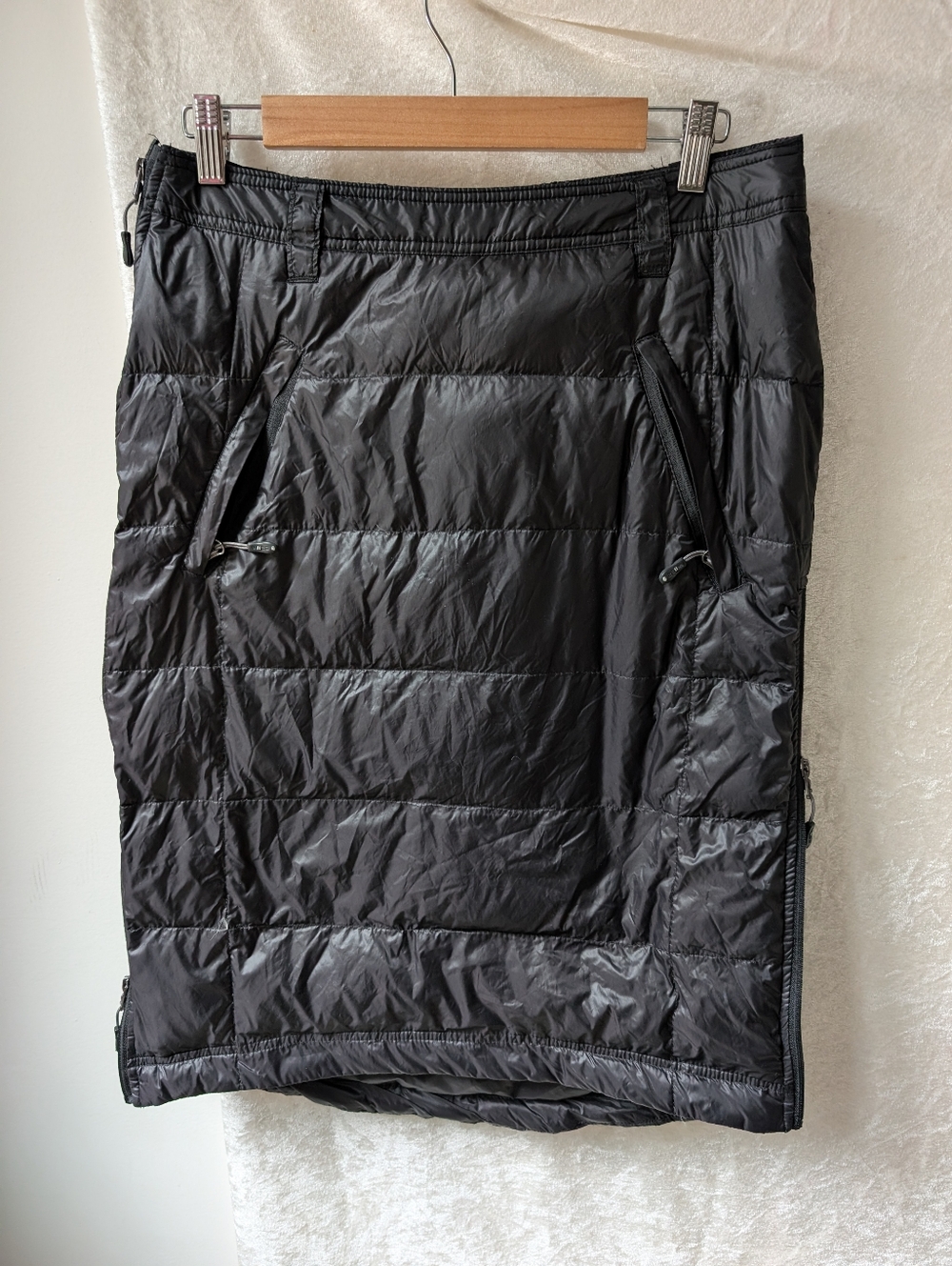 32 Heat Goose Down Nylon Winter Skirt Full Zip